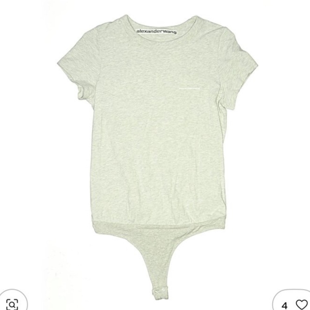 Alexander Wang Light Gray Bodysuit